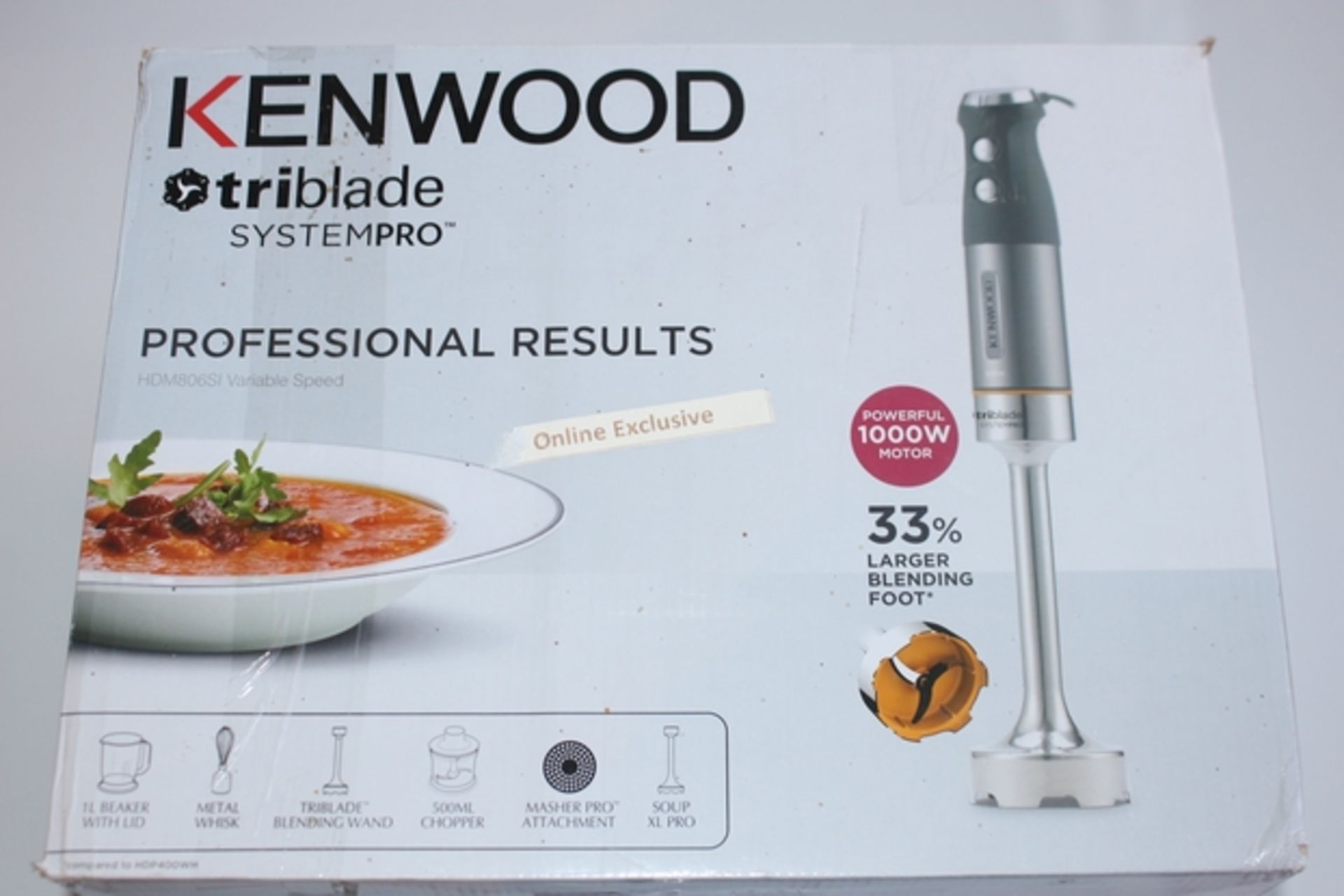 1X KENWOOD TRI BLADE SYSTEM PRO RRP £80 (24/01/18) (5693)