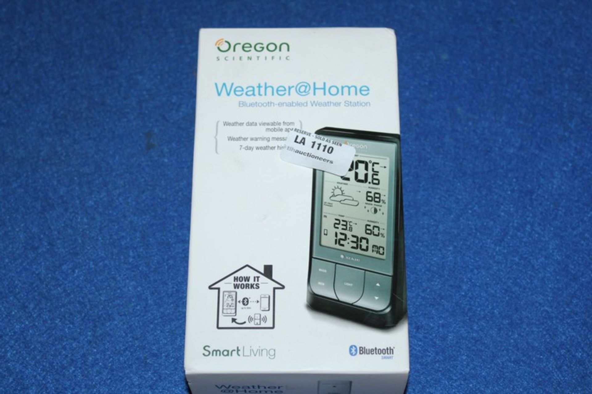 1 x OREGON BLUETOOTH WEATHER STATION *PLEASE NOTE THAT THE BID PRICE IS MULTIPLIED BY THE NUMBER