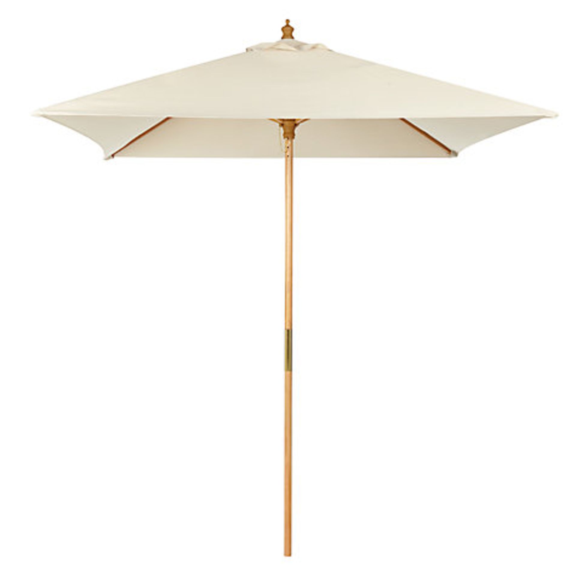 1 x JOHN LEWIS 2M WOODEN PARASOL (02.03.18) (82015601) **THIS ITEM IS FLAT PACKED, IMAGE IS FOR