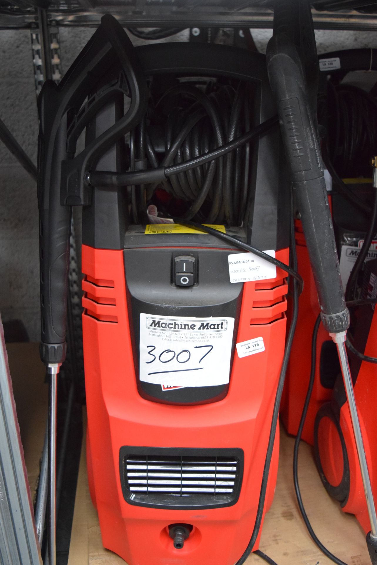 1 x CLARKE JET 9000 PRESSURE WASHER RRP £150 18.04.18 3007 *PLEASE NOTE THAT THE BID PRICE IS