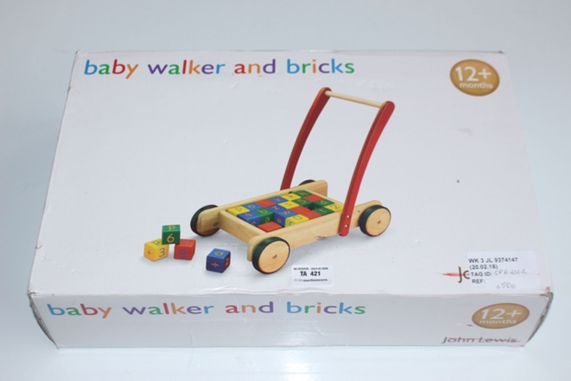 1X BABY WALKER AND BRICKS (20/02/18) (586242)