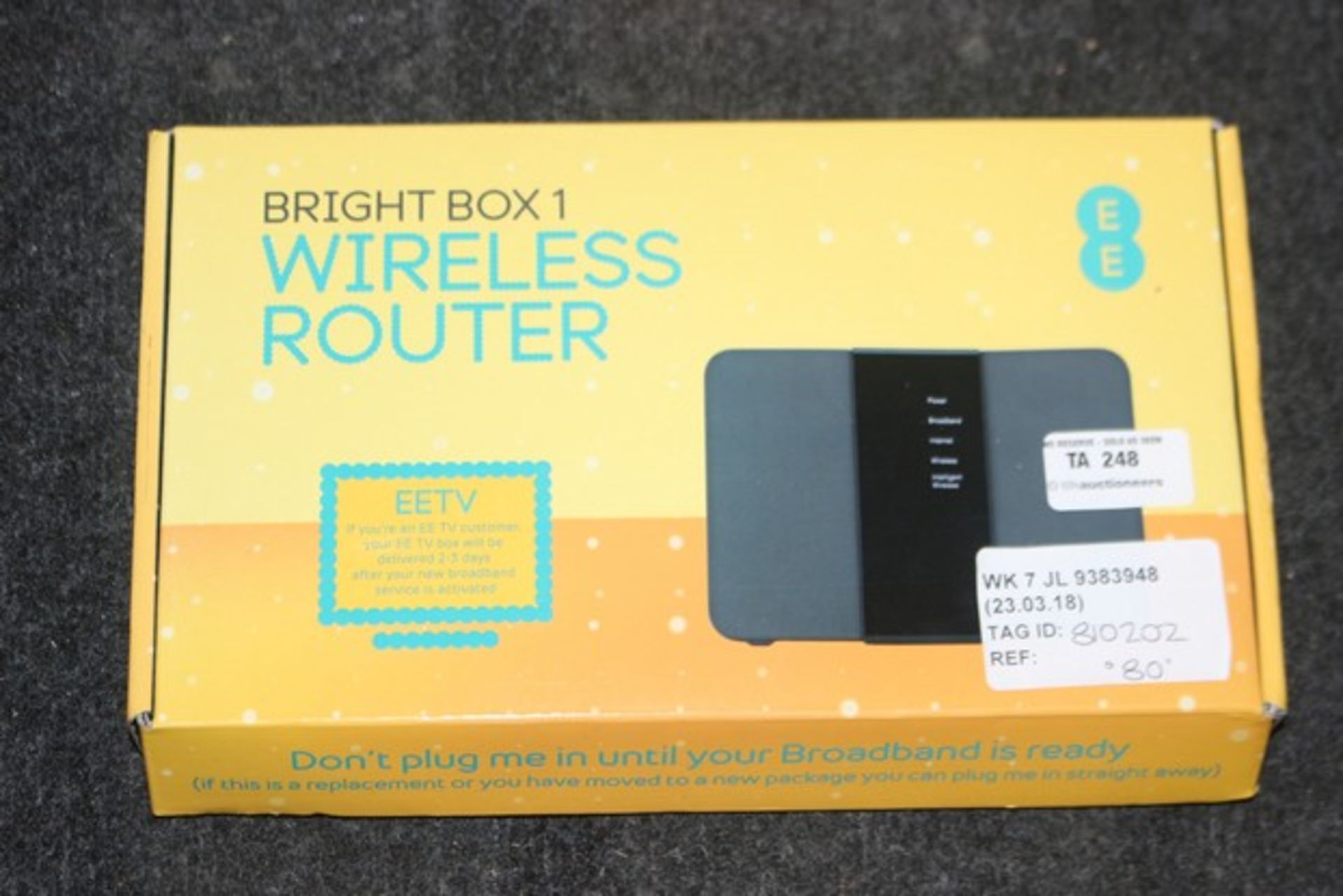 1X BRIGHT BOX WIRELESS ROUTER RRP £80 (23/03/18) (810202)