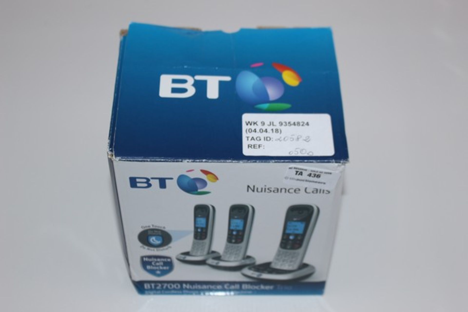 1 X BT 2700 NUISANCE CALL BLOCK TRIO RRP £50 (04.04.18) (20582)