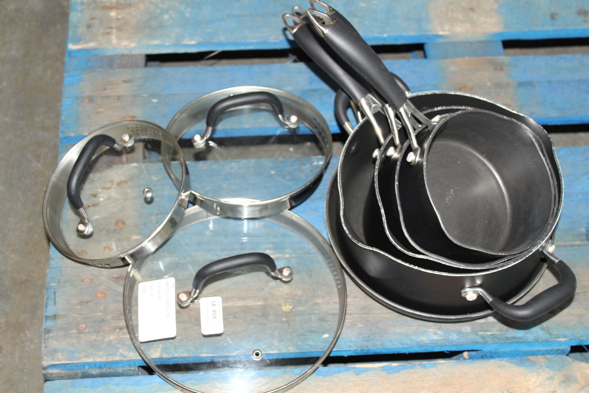 1 x 5 PIECE PAN SET RRP £120 (09.04.18) *PLEASE NOTE THAT THE BID PRICE IS MULTIPLIED BY THE