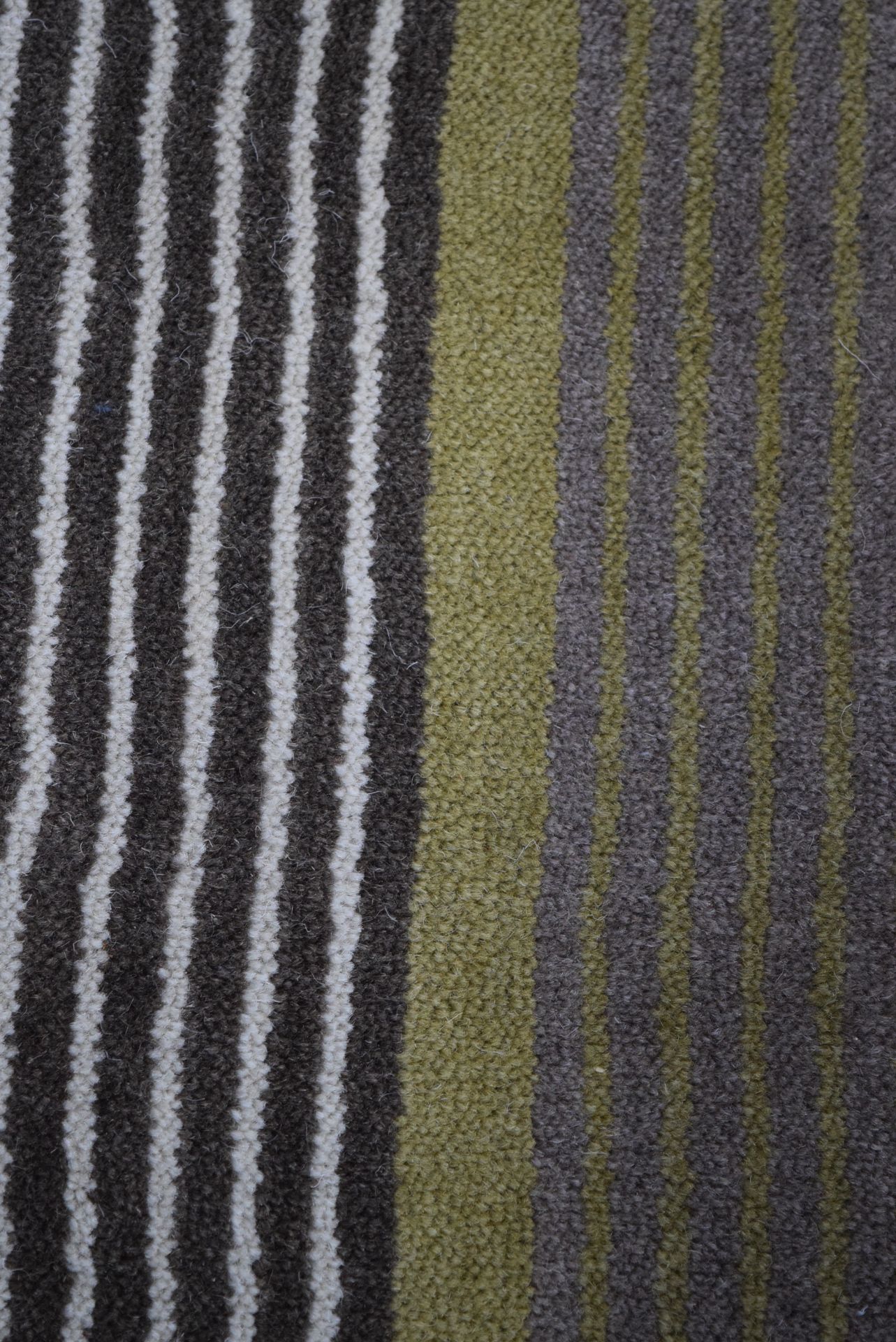 1 X DESIGNER MULTI STRIPE HANDMADE RUG 240X170CM RRP £350 10.05.18 1309589