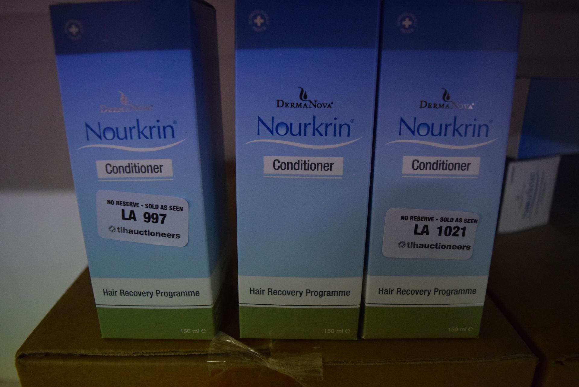 3 X DERMA NOVA NOURKRIN HAIR RECOVERY PROGRAMME 150ML CONDITIONERS