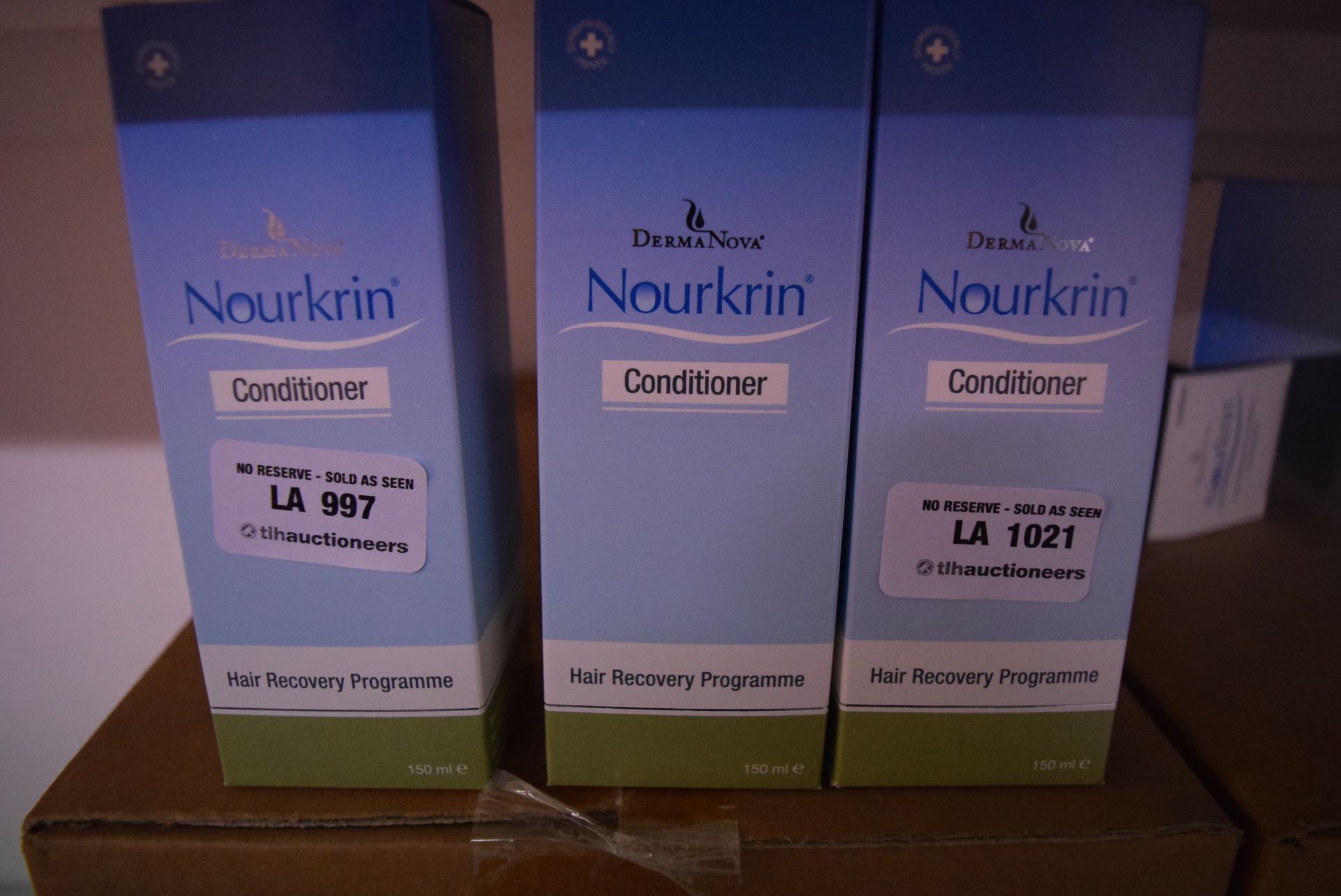 3 X DERMA NOVA NOURKRIN HAIR RECOVERY PROGRAMME 150ML CONDITIONERS