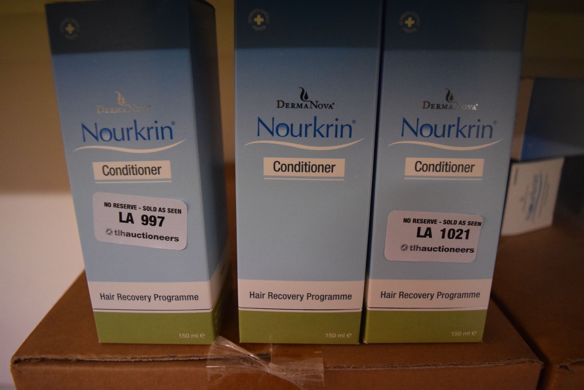 3 X DERMA NOVA NOURKRIN HAIR RECOVERY PROGRAMME 150ML CONDITIONERS