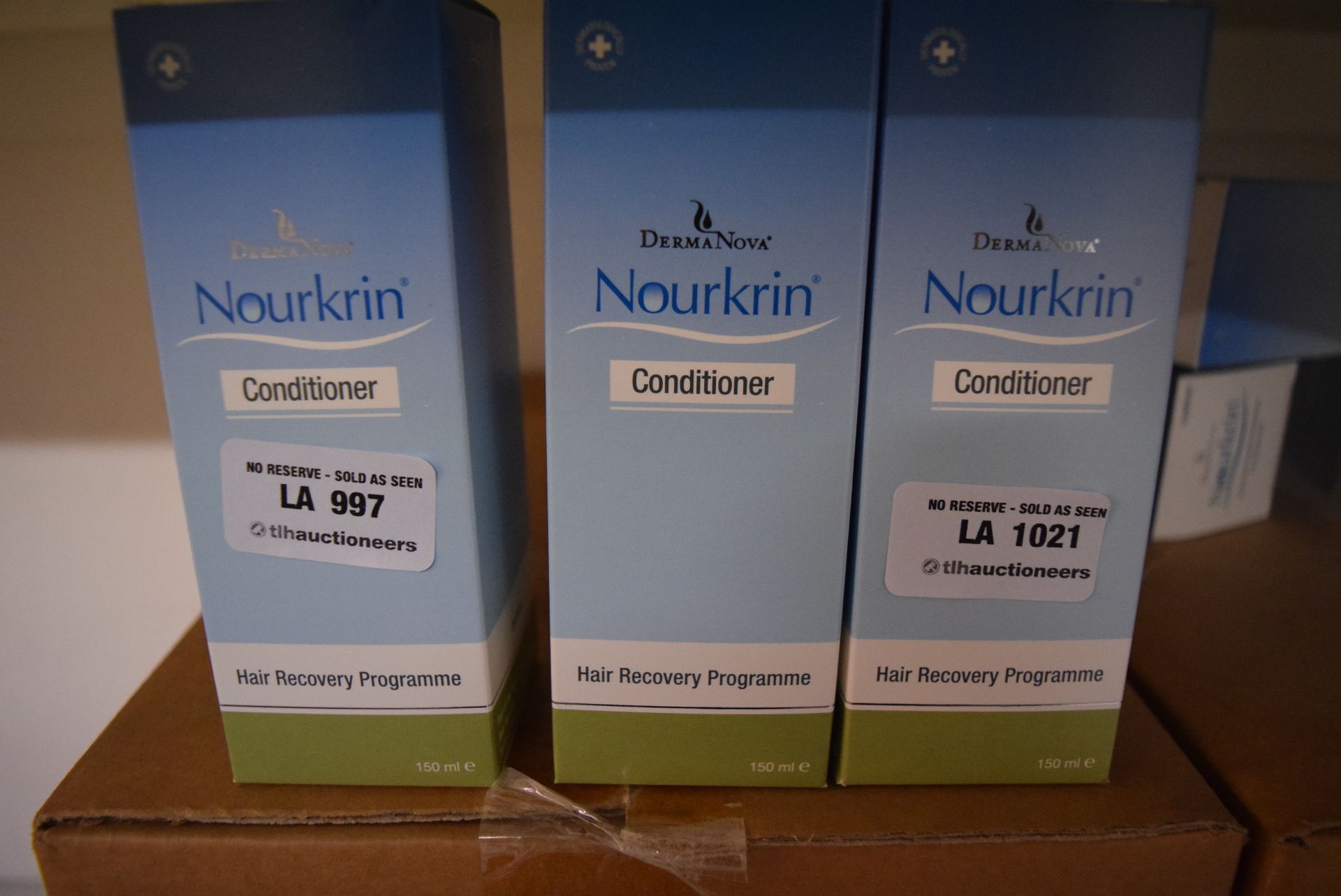 3 X DERMA NOVA NOURKRIN HAIR RECOVERY PROGRAMME 150ML CONDITIONERS