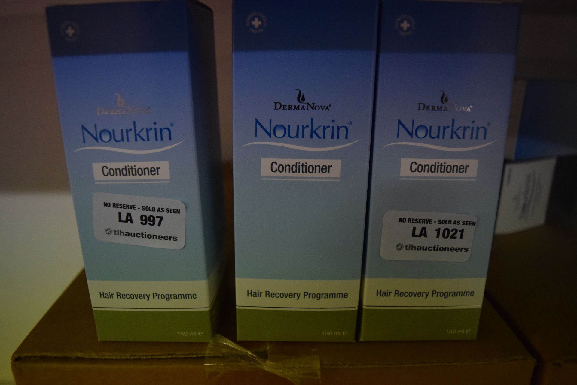 3 X DERMA NOVA NOURKRIN HAIR RECOVERY PROGRAMME 150ML CONDITIONERS