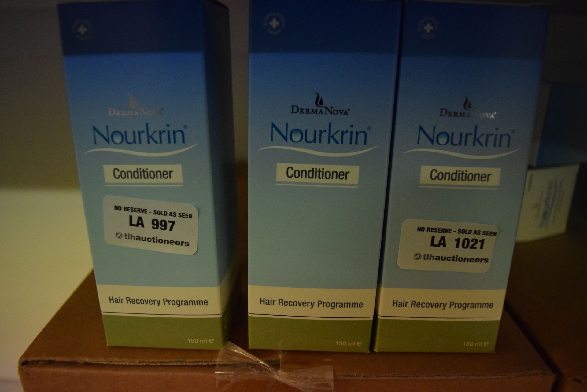 3 X DERMA NOVA NOURKRIN HAIR RECOVERY PROGRAMME 150ML CONDITIONERS