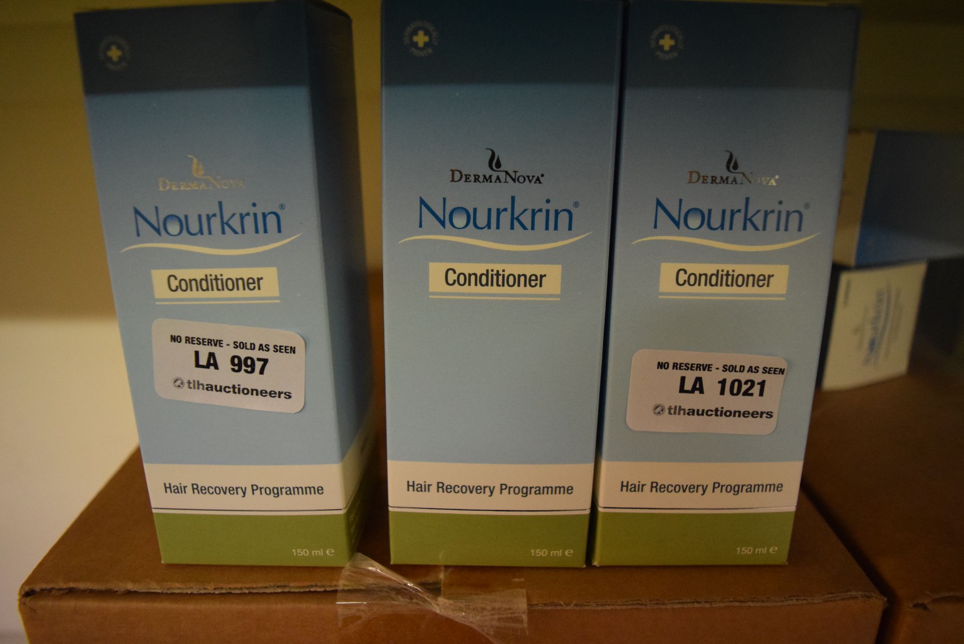 3 X DERMA NOVA NOURKRIN HAIR RECOVERY PROGRAMME 150ML CONDITIONERS