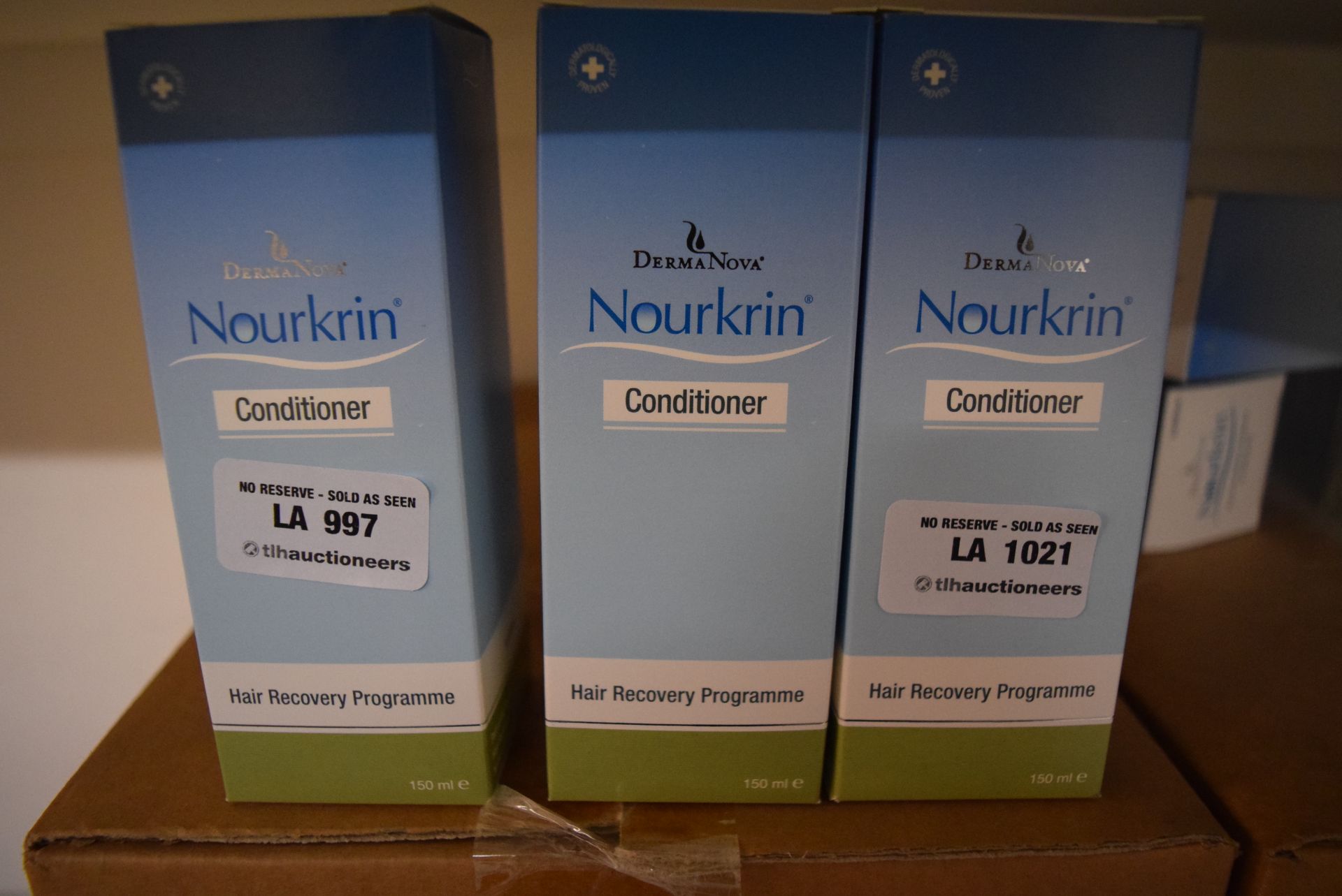 3 X DERMA NOVA NOURKRIN HAIR RECOVERY PROGRAMME 150ML CONDITIONERS