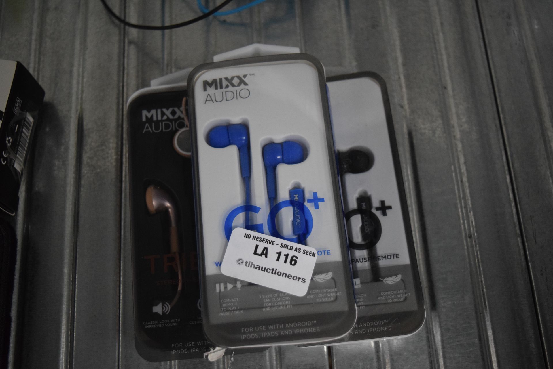 3 X ITEMS TO MIXX AUDIO GO PLUS EARPHONES AND OTHERS