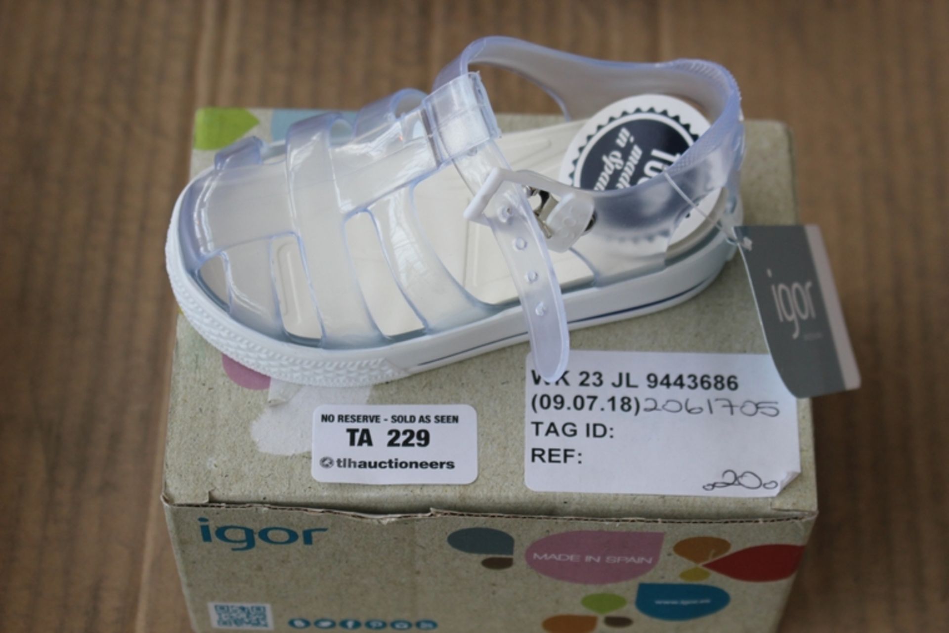 1X PAIR OF IGOR SANDALS EU SIZE 21 RRP £20 (09.07.18) (2061705)