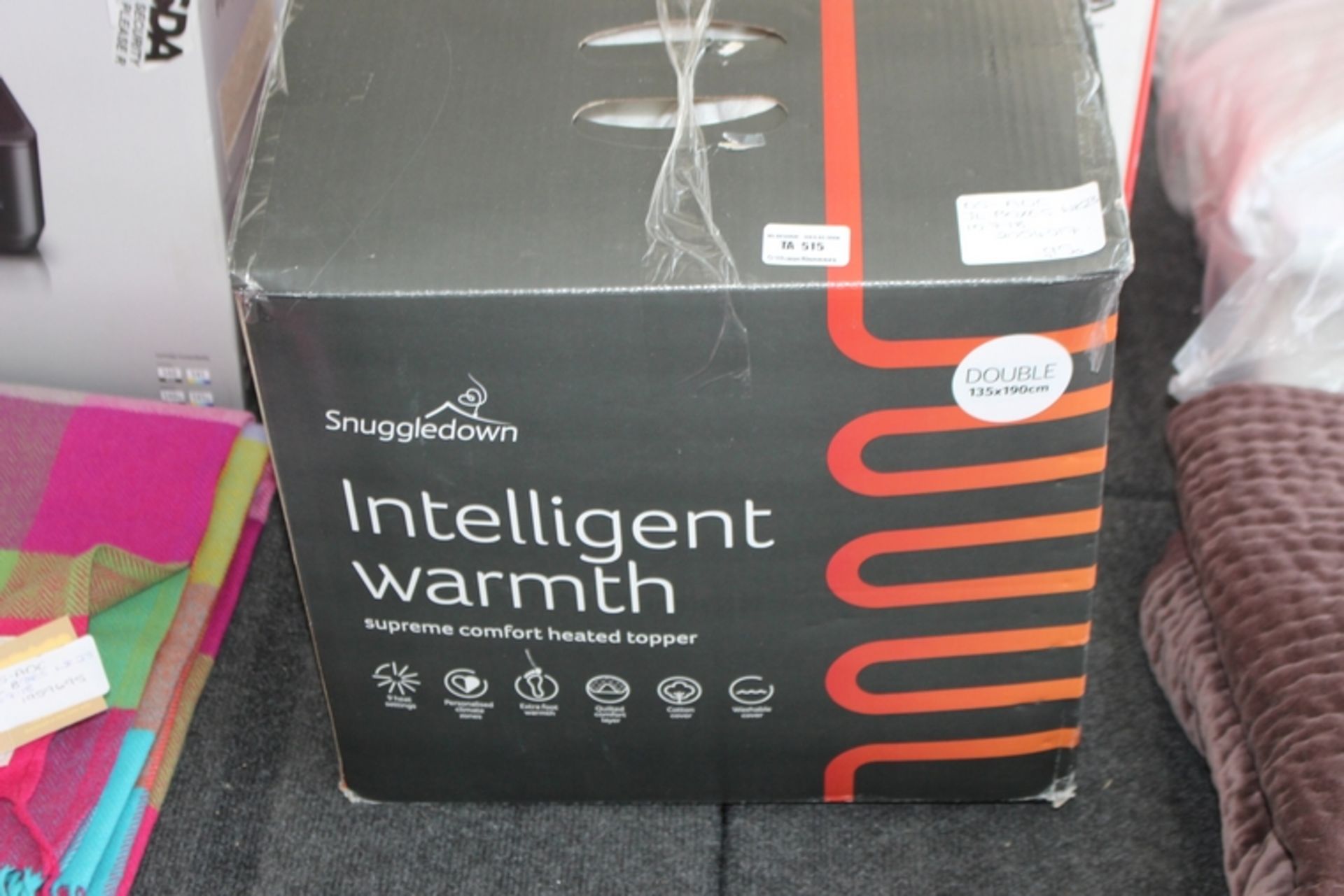 1X SNUGGLE DOWN INTELLIGENT SUPREME COMFORT HEATED TOPPER DOUBLE RRP £90 (10.07.18) (2054017)