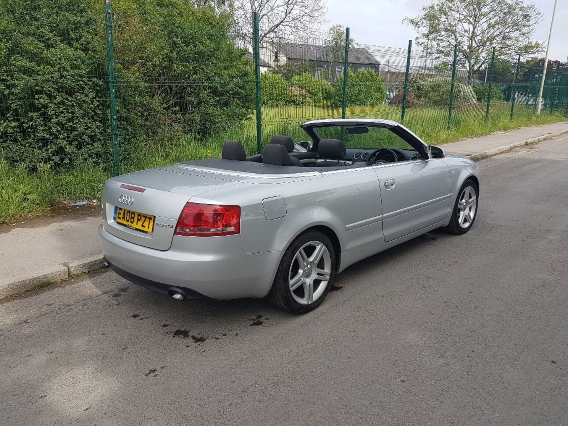 AUDI A4 CABRIOLET 2-0 TDI SPORT CABRIOLET 2DR, EA08 PZT, 28.05.2008, DIESEL, MILEAGE 105,800, - Image 8 of 16