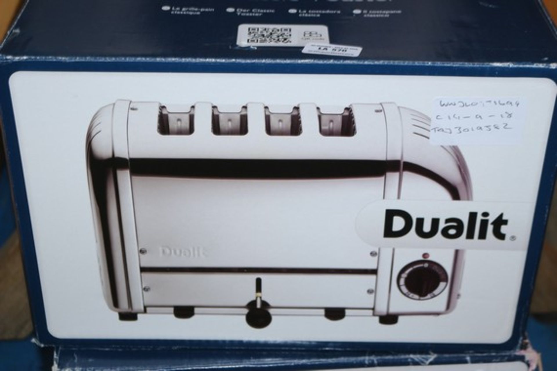 1 x DUALIT THE CLASSIC TOASTER (14.09.18) *PLEASE NOTE THAT THE BID PRICE IS MULTIPLIED BY THE