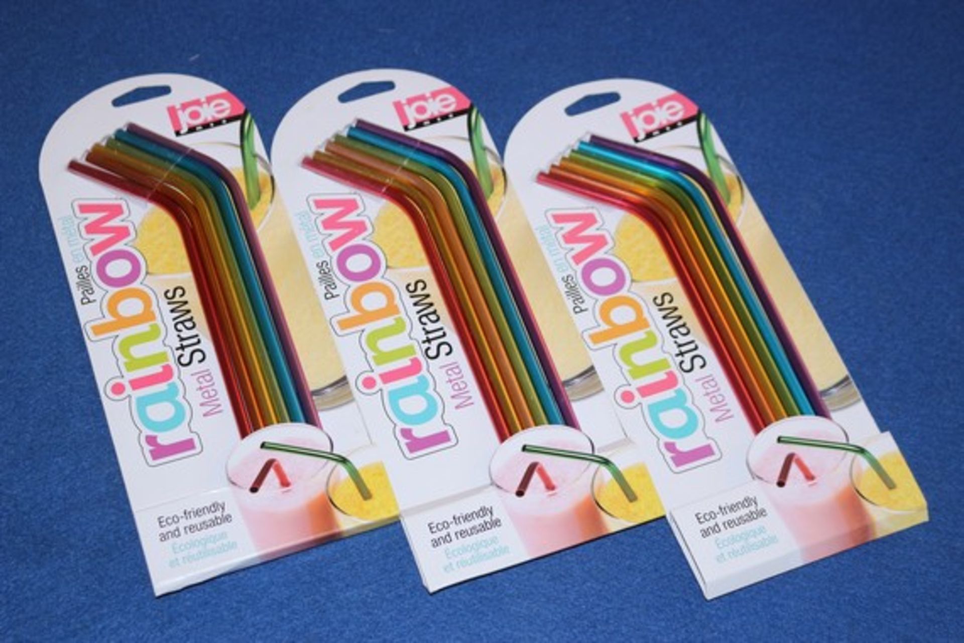 10 x SETS OF JOIE RAINBOW METAL STRAWS (06.08.18) (36) *PLEASE NOTE THAT THE BID PRICE IS MULTIPLIED