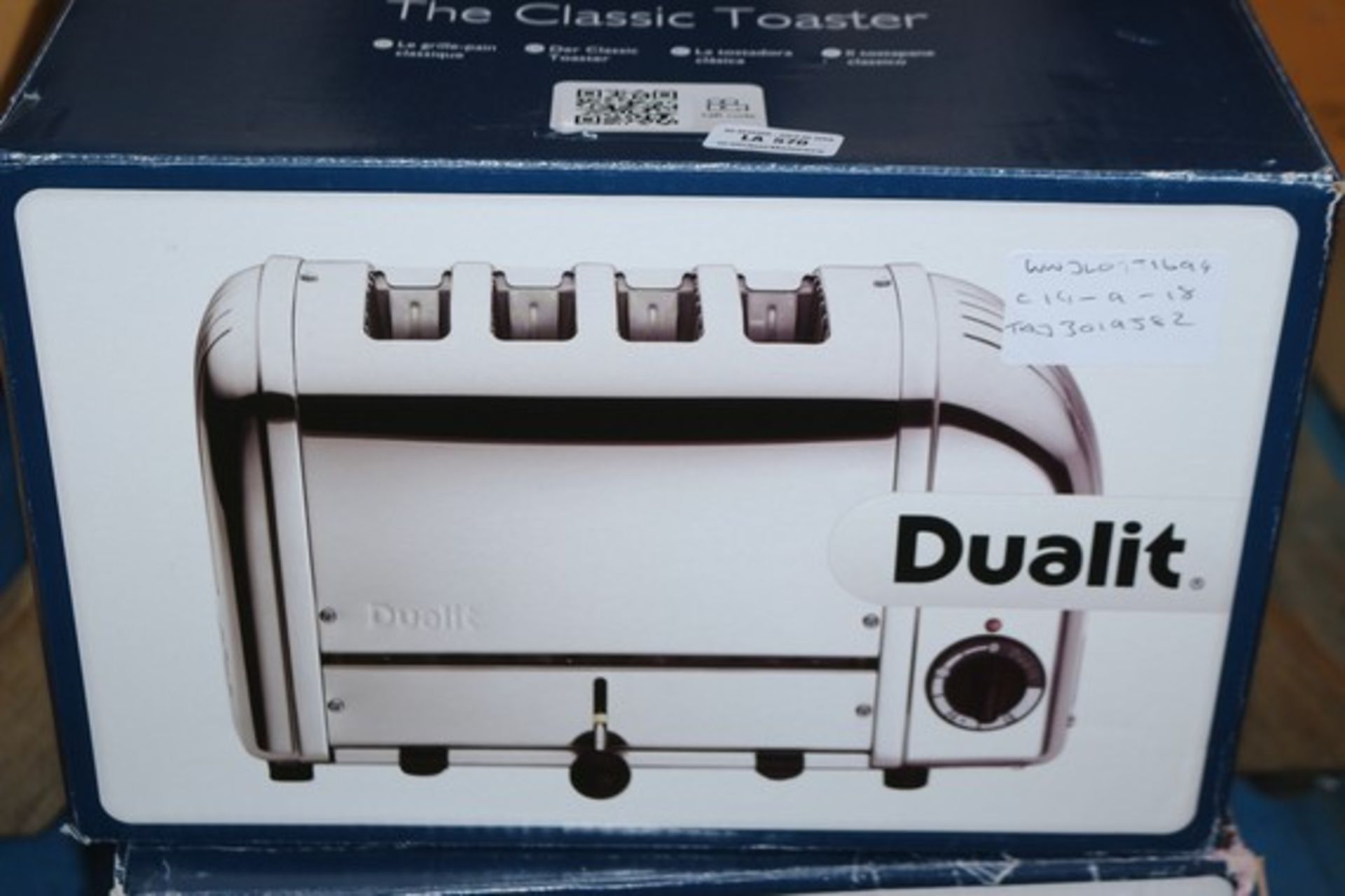 1 x DUALIT THE CLASSIC TOASTER (14.09.18) *PLEASE NOTE THAT THE BID PRICE IS MULTIPLIED BY THE