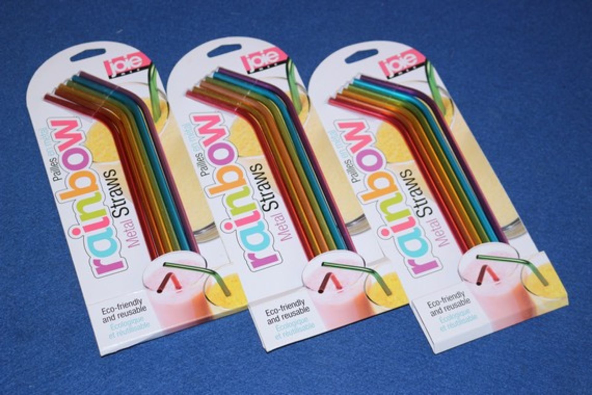 10 x SETS OF JOIE RAINBOW METAL STRAWS (06.08.18) (36) *PLEASE NOTE THAT THE BID PRICE IS MULTIPLIED