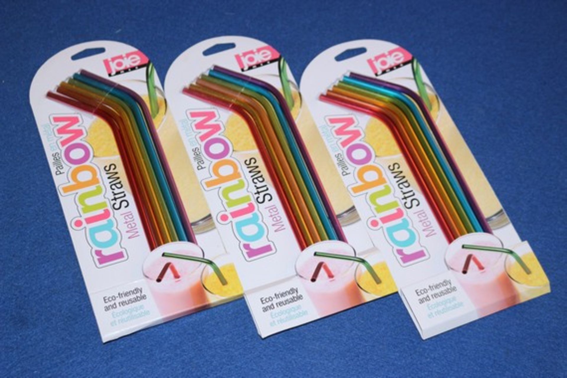 10 x SETS OF JOIE RAINBOW METAL STRAWS (06.08.18) (36) *PLEASE NOTE THAT THE BID PRICE IS MULTIPLIED