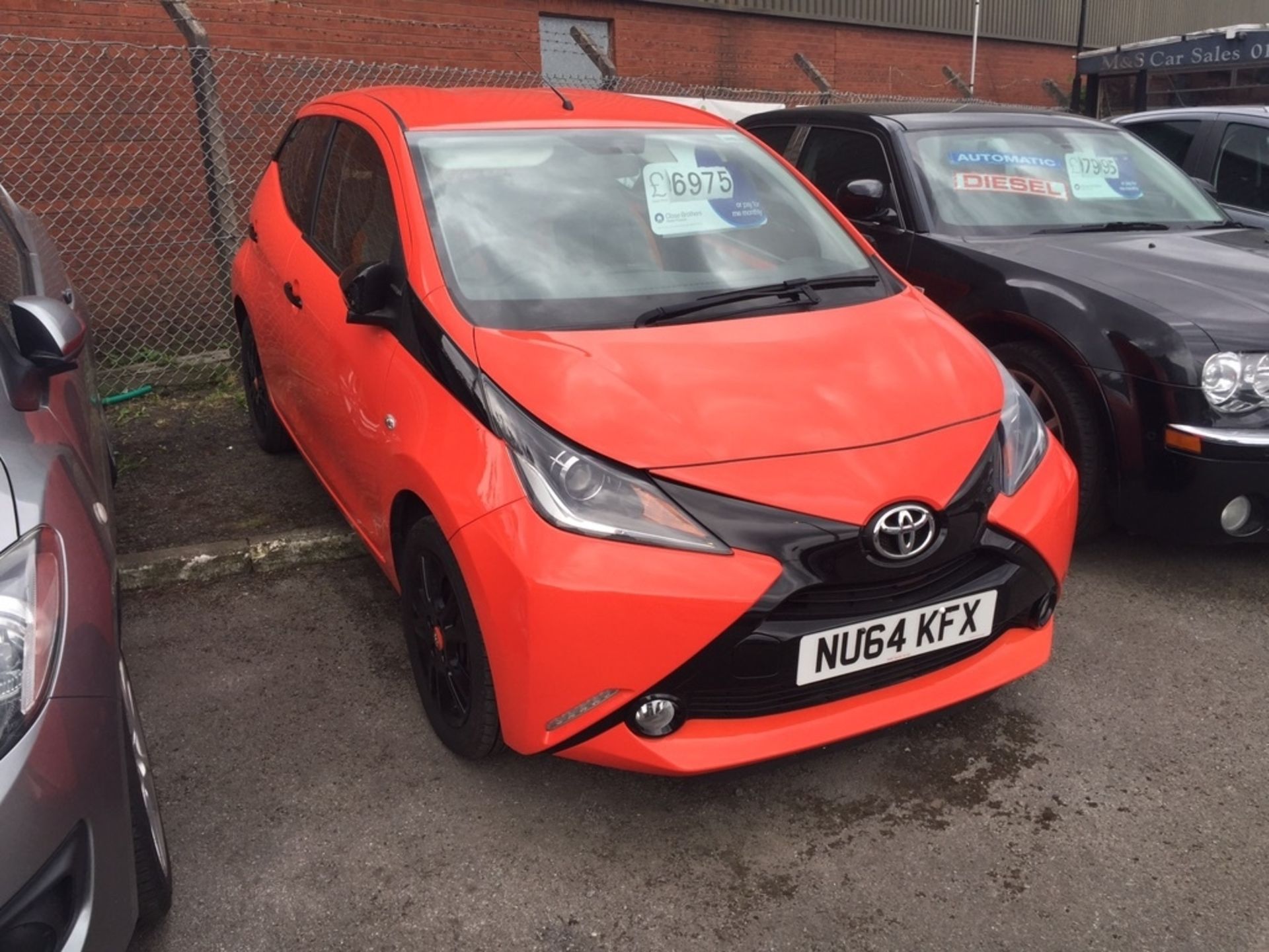 TOYOTA AYGO 1.0 VVT-i X-CITE,4 DOOR HATCH, 29/09/2014, PETROL,18,130 MILES ,MANUAL, 1.0L, ORANGE,