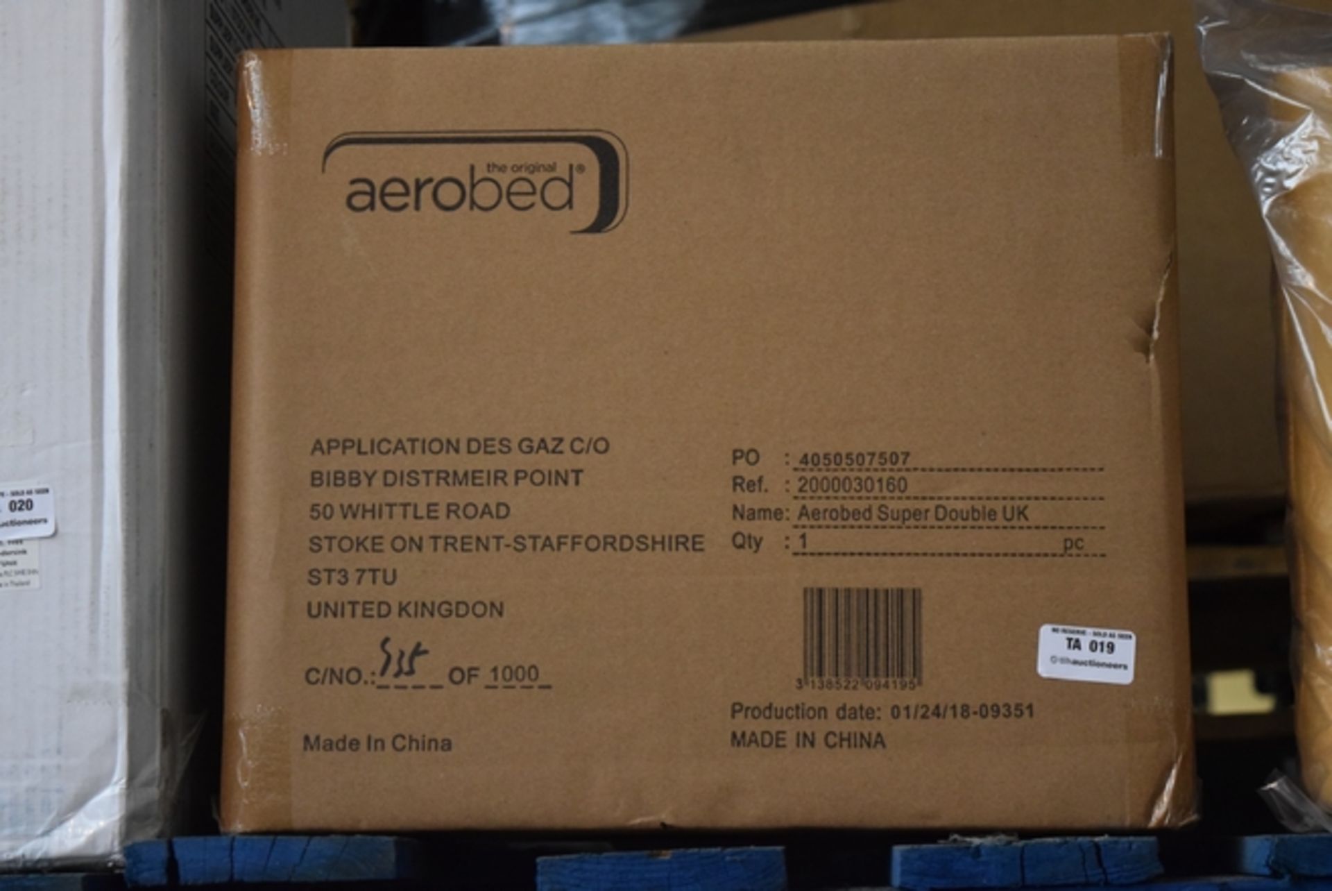 1X BOXED THE ORIGINAL AERO BED SUPER DOUBLE RRP £90 (13.09.18) (2872709) (VIEWING AVAILABLE)