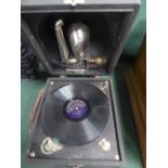 Decca portable gramophone (no recording head)