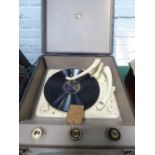 HMV record player with Garrard RC120 MKII auto deck