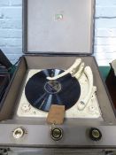 HMV record player with Garrard RC120 MKII auto deck