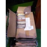 2 boxes of Shelac records