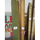 Qty of various maps, many mounted on hangers