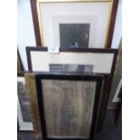 6 various framed pictures