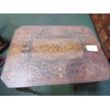 Small decorative table with inlaid top