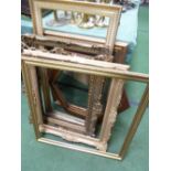 6 gilt picture frames & 1 other