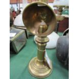 Brass desk top candle reading lamp