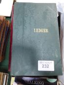 4 old ledger books