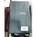 4 old ledger books