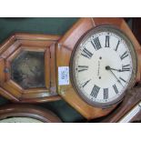 Wall clock by Bracher & Sydenham, Reading; Aneroid barometer; Wall clock by Hermle, Germany & wall