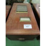 Gledhill automatic wooden cash till