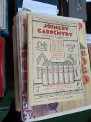 9 volumes of Work illustrated weekly publication for mechanics; 4 joinery & carpentry bookets;
