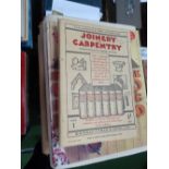 9 volumes of Work illustrated weekly publication for mechanics; 4 joinery & carpentry bookets;