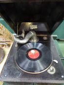 Excelsior box table top gramophone