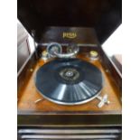 Regal box table top gramophone