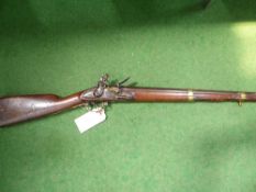 Belgian flintlock musket gun