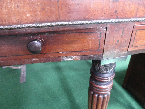 Early 19th century mahogany cased square piano by William Edwards, Bridge Street, Lambeth with 5 - Image 8 of 11