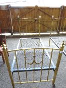 Brass bed frame, 6ft x 3ft