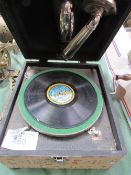 Decca child's wind-up gramophone