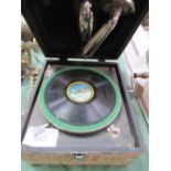 Decca child's wind-up gramophone